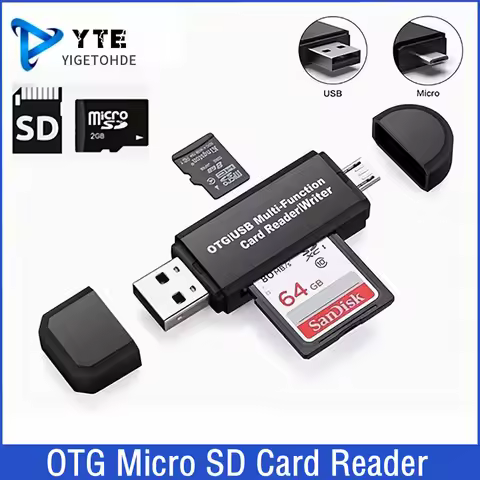 YIGETOHDE OTG Micro SD Card Reader USB 2.0 Card Reader 2.0 For USB Micro SD Adapter Flash Drive Smar