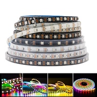 WS2812 5050 RGB IC pixel thông minh đèn LED ip30/65/67 5 mét ws2812b DC 5V địa chỉ riêng dải đèn LED