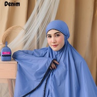 Mukena Traveling Mini Pouch Dewasa Jumbo Parasut Premium Korea Terbaru | Mukenah Travelling Terkini 