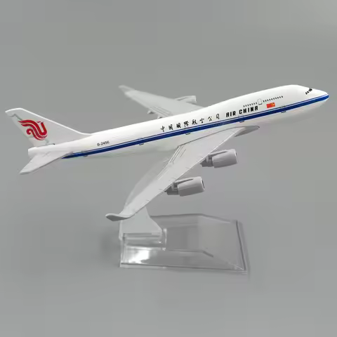 1/400 Alloy Boeing 747 Air China Model 16cm B747 Airplane Miniature Aircraft Model Gift for Collecti