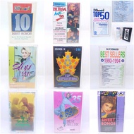 Cassette tape Compilation of western songs hits year 70 80 90s mixtapes songs love song golden memor