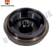 63V-85550-001 Electric Flywheel for Yamaha Boat Engine 2T 9.9HP 15HP Rotor Assembly Parsun Outboard 