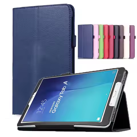 Folio Coque for Samsung Galaxy Tab A 8.0 2019 S Pen SM-P200 P205 Case Magnetic Smart PU Auto-Sleep f