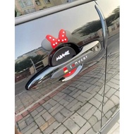 Scratch Resistant Cute Mickey Minie Car Door Handle Recesses - Car Door Handle Cover New 2024