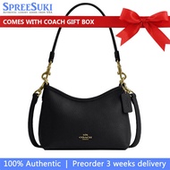 Coach Handbag In Gift Box Laurel Small Shoulder Bag Black # CBH16