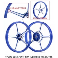 Hylos Enkei 100% Original FG 505 (Y15) Sport Rim Cermin Terbaru Y15zr Y16 LC135