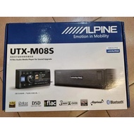 ALPINE Car Audio UTX-M08S Hi-Res Audio Media Player-(USED) DEMO UNIT -FREE 1 PCS DSD PENDRIVE WORTH 