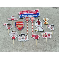 Arsenal cake topper