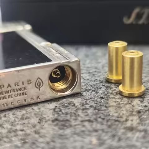 10pcs Reusable Gas Copper Adapter Head For ST Dupont Ligne 2/L2 Lighter Charge Gas Refill Connector 