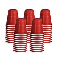 2oz 50pcs Disposable Mini Beer Pong Cups Red Cups Shot Glass Shotglass Plastic Cups