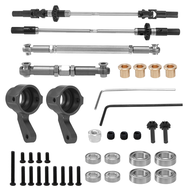 Upgrade Steel Gear Bridge Axle Gear Steering Cup Kit for MN D90 D91 MN99 MN99S 1/12 RC Car Spare Par
