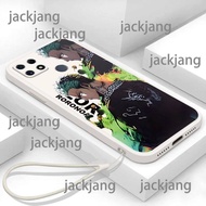 เคส OPPO C25Y C21Y REALME เคสโทรศัพท์หนึ่งชิ้นการออกแบบเคสโทรศัพท์ TPU ด้วยสายคล้องเดียวกัน