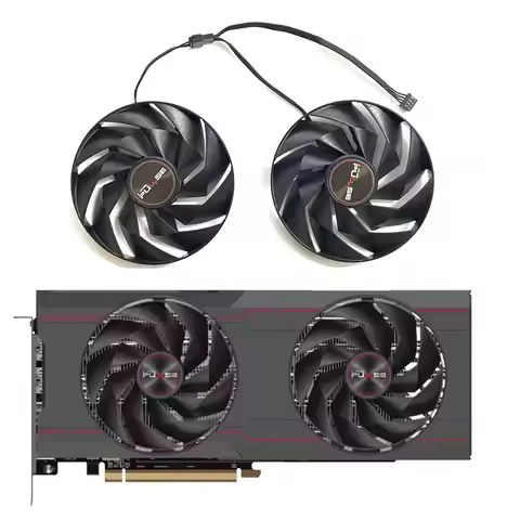 95MM FD10015M12D RX6750XT Video Card Fan For Sapphire PULSE AMD Radeon RX 6750 XT Graphics Card Cool