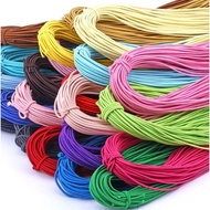 5yards/Lot 1.5mm Round High Elastic Sewing Elastic Band Fiat Rubber Band Waist Band Stretch Rope 弹力圆