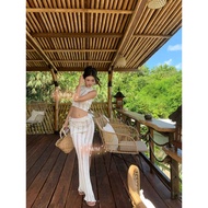 havanas Two-Piece Set Mesh Beautiful And Sexy Work Beach Wear maxidress