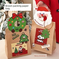 christmas gift ideas christmas gifts for colleagues Cute Christmas Kraft Paper Bag Decorative Card H