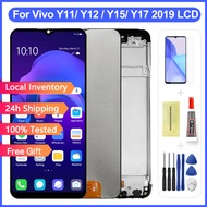 Original LCD for VIVO Y11 2019 / Y12/ Y15/ Y17 LCD Display Screen+Touch Screen Digitizer Assembly Replacement with Frame