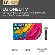 65 Inch LG QNED AI QNED80 4k Smart TV 65QNED80ASA.ATS
