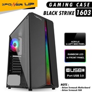 Casing PC Gaming RAPTOR Black Strike 1603 ( 6 PIN PCI-E )