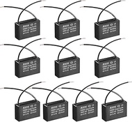 uxcell CBB61 Run Capacitor 450V AC 0.8uF 2 Cable Metallized Polypropylene Film Capacitors for Ceilin