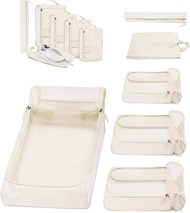 BAGSMART ก้อนบรรจุสำหรับการเดินทางการบีบอัดก้อนบรรจุสำหรับการเดินทางเครื่องบิน Essentials