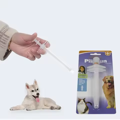 Pet Cat Syringe Dog Medicine Feeder Tablet Pill Gun Piller Push Dispenser Water Milk Syringe Dog Cat