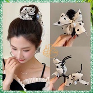 [New] 1 women's hairpin with 3 teeth, charming and cute Korean crab claw pearl bow