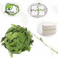 ZILUOLAN Artificial Eucalyptus Leaf Garland, Green Garland Artificial Vines, Hanging Vines Leaf Ribb