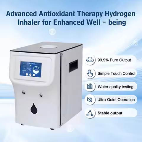 Hydrogen Inhalation Therapy Machine 900ML1800ML Hydrogen Water Generator O2 HHO Double Outlet H2 Inh