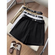 Overall Shorts Women Outer Wear 2026 High Waist Slimmer Look A-Line Fashion All-Match Quarter Wide-L