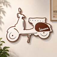 Unique Wooden Vespa Wall Decoration – Vintage Decoration