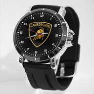 Jam Tangan Rubber Logo Lamborghini