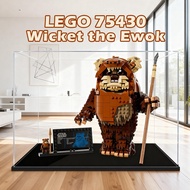 LEGO 75430 Ewok Wicket Acrylic Display Box Kotak Pameran Penyimpanan Figur Dust Proof 手办收納展示盒透明
