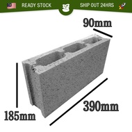 [1 PC] 4" KKR CEMENT HOLLOW BLOCK Block Vent Block Breeze Block Blok Simen Batu Bata 空心砖