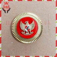 Round Garuda Brooch with Serrated Model - HM