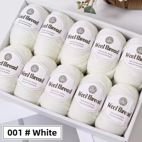 500g/set Warm Skin-friendly Children\'s Woolen Yarn 4ply Crochet Knitting for Scarf Sweater Vest Pla