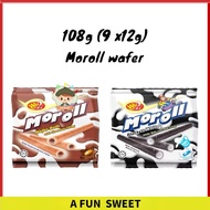 (108g/12g x 9 Packs) Win2 Moroll Wafer Rolls Halal
