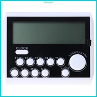 RPAN Multipurpose 5 Channel Timer Large Readout Count Down Timer Cooking Timer Acrylic Digital Timer