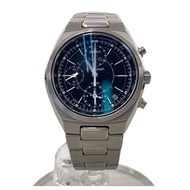 SEIKO mens watches quartz wrist watch analogues stainless BLK SLV SS 7T62-0AA0 Direct from Japan Sec