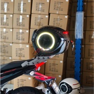 Alien LED Light Brake Light Tail Box Siput Motorcycle Top Box Kotak Motor 35 Litre With Universal Ta