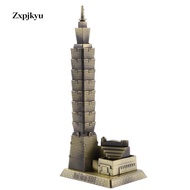 [Zxpjkyu] SiaBiced Taipei 101 Tower Building Architecture Model Furnishing Articles Table Dcor