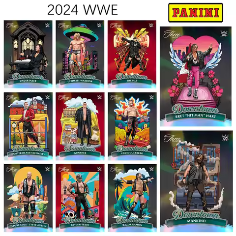 PANINI DIY UNDERTAKER RHEA RIPLEY ROMAN REIGNS STEVE AUSTIN laser 2024 DOWNTOWN flash Collectible ca