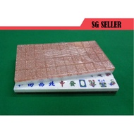 37mm A1  Size/35mm A2 Size / High Quality Crystal Acrylic Mahjong Set / SH 160 Tiles /Singapore Version Set