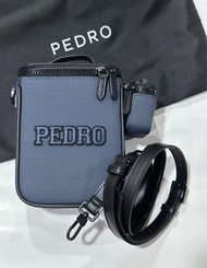 PEDRO Cadet迷你男女單肩包/斜背包/手機袋-海軍藍色（小CK）