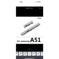 White ss a51/a71 volume power on plastic button