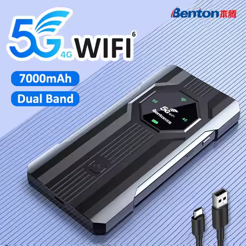 Benton M500 5G WiFi Mini Router with SIM Card Slot 5G Portable WiFi Router 4G LTE Router 5G WiFi Mob