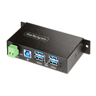 StarTech.com 4-Port Managed USB Hub with 4X USB-A, Heavy Duty with Metal Industrial Housing, ESD & S