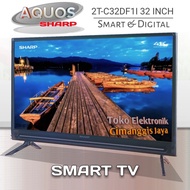 tv led Sharp 32 inch smart digital