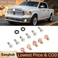easyhub-my Banjo Bolt Return Fuel Line Washers 12 Valve Manifold Bolts Kit Injector 3905307 Replacem