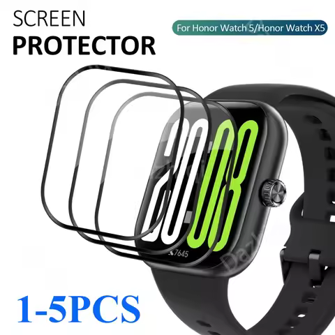 3D Curved Full Coverage Protective Film For Honor Watch 5/X5/X5i/5 Pro/5 Ultra PMMA Soft Screen Prot